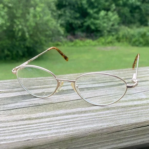 Liz Claiborne Frames Vintage made in Italy metal frames gold tone 53[]17 125 - Picture 4 of 12
